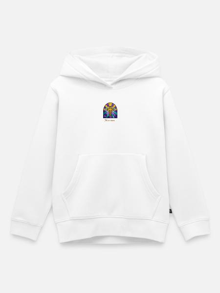 He is risen - Kinder Premium Organic Hoodie - Weiß