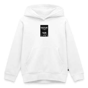 Disziplin Brücke Zielerreichung - Kinder Premium Organic Hoodie - Weiß - Vorne - AI Model Kid Female (0cm)