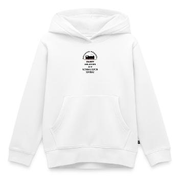 Dampf Ablassen Schmalspur - Kinder Premium Organic Hoodie - Weiß - Vorne - AI Model Kid Female (0cm)