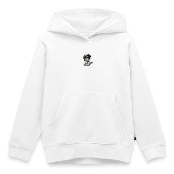 Bust Glitch Barock - Kinder Premium Organic Hoodie - Weiß - Vorne - AI Model Kid Female (0cm)