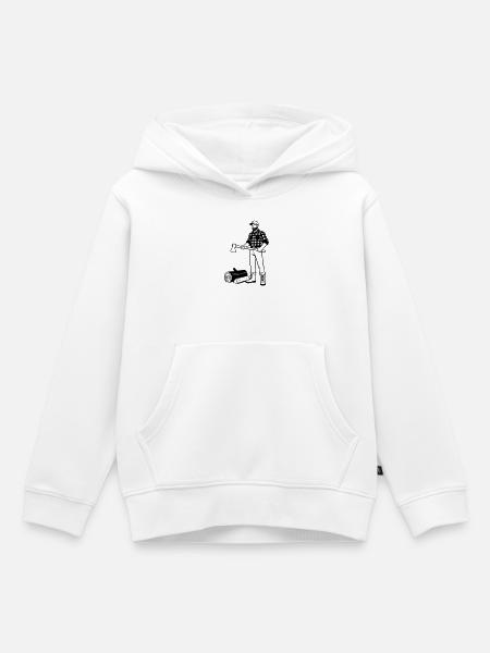 Holzfäller - Kinder Premium Organic Hoodie - Weiß