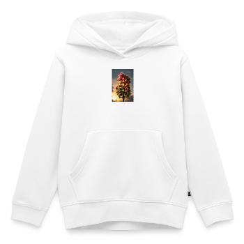 Lumière florale de feu de circulation - Sweat Premium à capuche enfant bio - blanc - Devant - AI Model Kid Female (0cm)