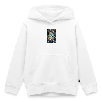Faites confiance à la meute - Sweat Premium à capuche enfant bio - blanc - Devant - AI Model Kid Female (0cm)