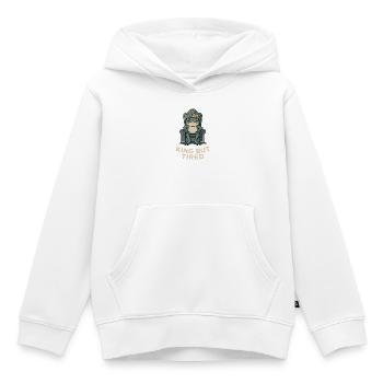 Roi Grenouille : Fatigue royale - Sweat Premium à capuche enfant bio - blanc - Devant - AI Model Kid Female (0cm)