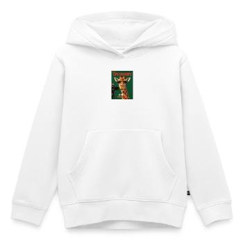 Girafe - Sweat Premium à capuche enfant bio - blanc - Devant - AI Model Kid Female (0cm)