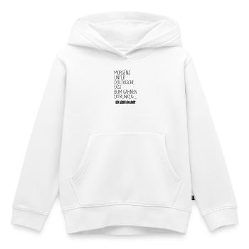 Leben Am Limit Dusche Gaehnen Shirt - Kinder Premium Organic Hoodie - Weiß - Vorne - AI Model Kid Female (0cm)
