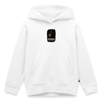 Fotograf Vintage Kamera  - Kinder Premium Organic Hoodie - Weiß - Vorne - AI Model Kid Female (0cm)