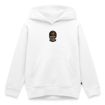 HühnerLiebe Frühstückswitz - Kinder Premium Organic Hoodie - Weiß - Vorne - AI Model Kid Female (0cm)