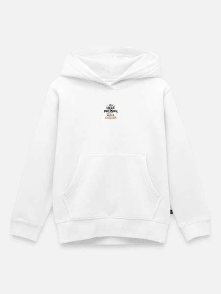 Ich liege nicht falsch Wahrheitswitz - Kinder Premium Organic Hoodie - Weiß