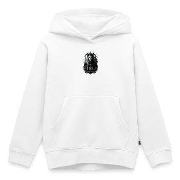Zwischen Leben und Tod  - Kinder Premium Organic Hoodie - Weiß - Vorne - AI Model Kid Female (0cm)