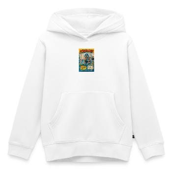 Der Schwimmer – nur noch eine Bahn - Kinder Premium Organic Hoodie - Weiß - Vorne - AI Model Kid Female (0cm)