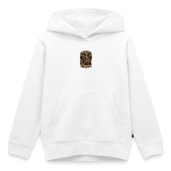 Gebaut Nicht Gekauft: Schädel Truck - Kinder Premium Organic Hoodie - Weiß - Vorne - AI Model Kid Female (0cm)