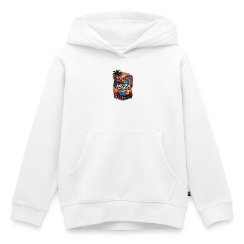 Ibiza Feeling  - Kinder Premium Organic Hoodie - Weiß - Vorne - AI Model Kid Female (0cm)