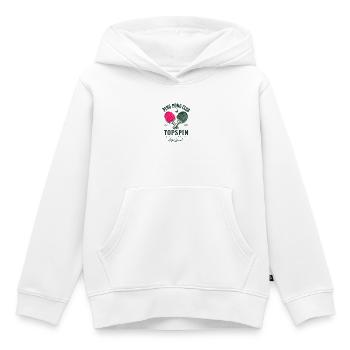 Ping Pong Club Topspin Vintage - Kinder Premium Organic Hoodie - Weiß - Vorne - AI Model Kid Female (0cm)