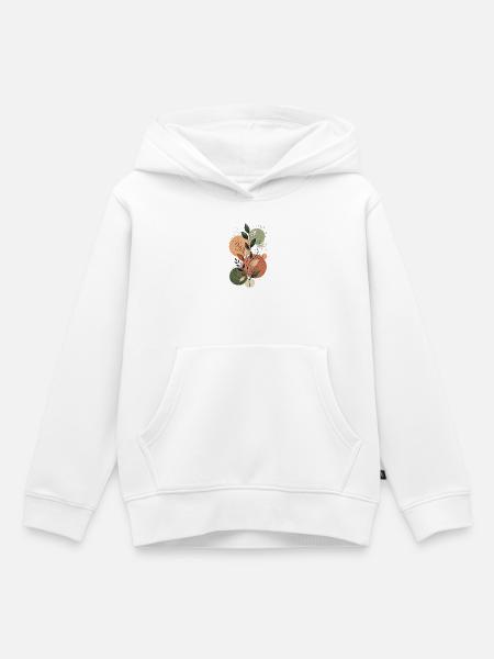 Boho - Kinder Premium Organic Hoodie - Weiß