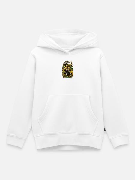 Aura Farming Dog – 6-7 Grind-Set - Kinder Premium Organic Hoodie - Weiß