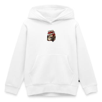 Rennrad – Kaffee, Watt, Glück - Kinder Premium Organic Hoodie - Weiß - Vorne - AI Model Kid Female (0cm)
