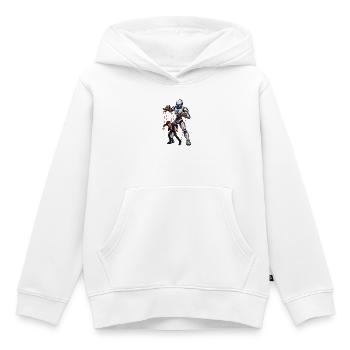 Puppe und menschlicher Roboter - Kinder Premium Organic Hoodie - Weiß - Vorne - AI Model Kid Female (0cm)