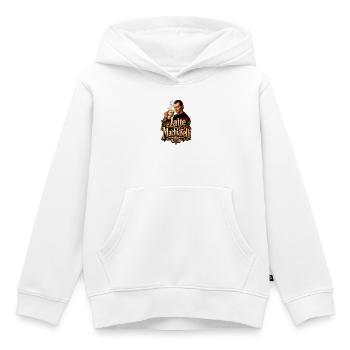 Latte Machiavelli - Kinder Premium Organic Hoodie - Weiß - Vorne - AI Model Kid Female (0cm)