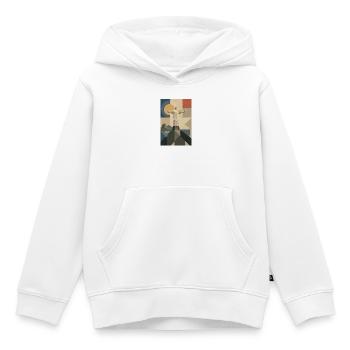 Cristo Redentor – Brasilien Retro Poster - Kinder Premium Organic Hoodie - Weiß - Vorne - AI Model Kid Female (0cm)