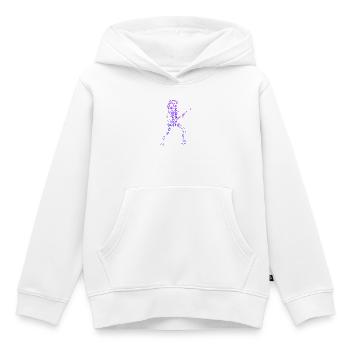 Geschenkidee für die Gitarristin mit Gitarrenspiel - Kinder Premium Organic Hoodie - Weiß - Vorne - AI Model Kid Female (0cm)