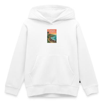Entdecken Sie die tropische Küste, Bali und Canggu, Indonesien, - Kinder Premium Organic Hoodie - Weiß - Vorne - AI Model Kid Female (0cm)