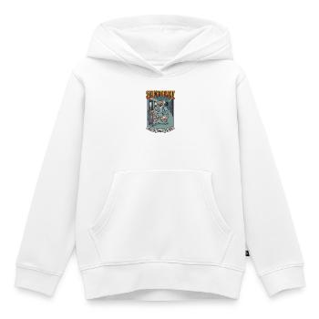 Schichtdemenz Pflege – Welches Zimmer war das? - Kinder Premium Organic Hoodie - Weiß - Vorne - AI Model Kid Female (0cm)