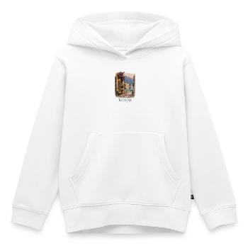 Kotor, Montenegro Vintagen-Escape - Kinder Premium Organic Hoodie - Weiß - Vorne - AI Model Kid Female (0cm)