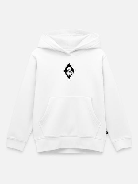 Berge Wandern  - Kinder Premium Organic Hoodie - Weiß