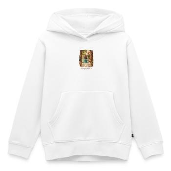 Marrakesch Marokko Vintage-Charme - Kinder Premium Organic Hoodie - Weiß - Vorne - AI Model Kid Female (0cm)