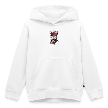 RobVibe Wild Club – Dead Opossum spielen - Kinder Premium Organic Hoodie - Weiß - Vorne - AI Model Kid Female (0cm)