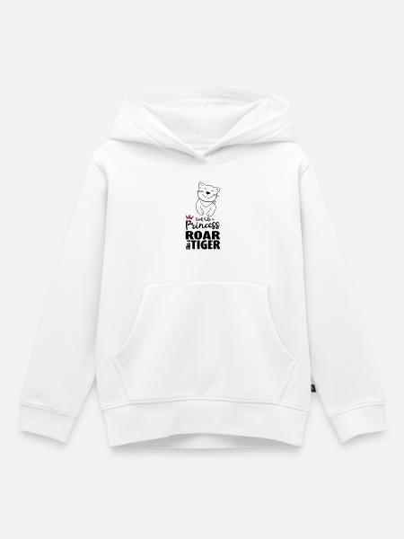 Stubentiger - Kinder Premium Organic Hoodie - Weiß