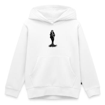 Dunkle Kreatur - Kinder Premium Organic Hoodie - Weiß - Vorne - AI Model Kid Female (0cm)