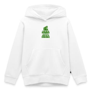 Domino Design - Kinder Premium Organic Hoodie - Weiß - Vorne - AI Model Kid Female (0cm)