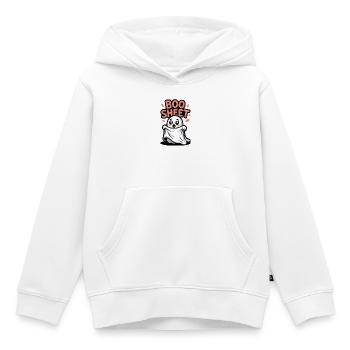 Des graphismes de fantômes terriblement doux - Sweat Premium à capuche enfant bio - blanc - Devant - AI Model Kid Female (0cm)