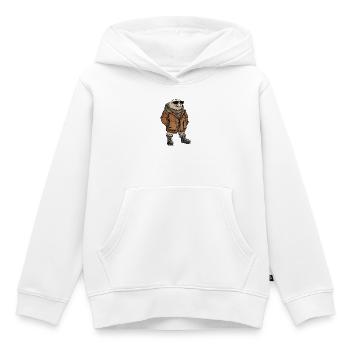 Seal Animal Cool Winter - Kids Premium Organic Hoodie - white - Front - AI Model Kid Female (0cm)
