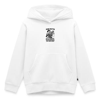 supermarkt kasse deine mutter witz - Kinder Premium Organic Hoodie - Weiß - Vorne - AI Model Kid Female (0cm)