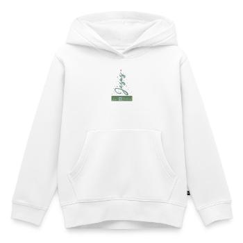 Unser Heiland – Weihnachtsschrift - Kinder Premium Organic Hoodie - Weiß - Vorne - AI Model Kid Female (0cm)