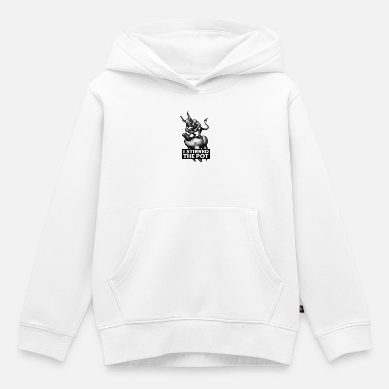 Dentiste infernal - Sweat Premium à capuche enfant bio - blanc