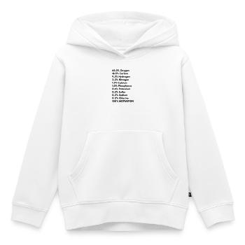 Menschlicher Körper - Kinder Premium Organic Hoodie - Weiß - Vorne - AI Model Kid Female (0cm)