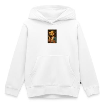 Burger Blessing Sunrise - Kids Premium Organic Hoodie - white - Front - AI Model Kid Female (0cm)