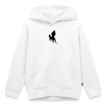 Drache - Kinder Premium Organic Hoodie - Weiß - Vorne - AI Model Kid Female (0cm)
