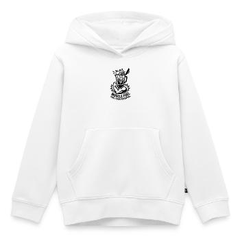 Fitness Muscle Energy Fuel - Kids Premium Organic Hoodie - white - Front - AI Model Kid Female (0cm)