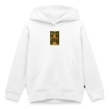 Attrapeur vintage | Tarot des antiquités - Sweat Premium à capuche enfant bio - blanc - Devant - AI Model Kid Female (0cm)