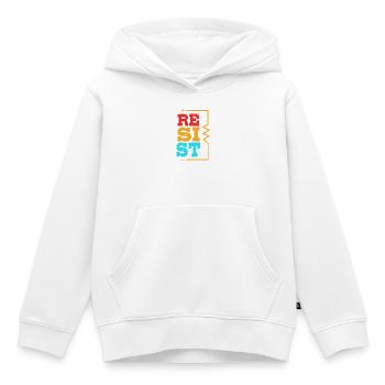 Electrical Engineer Electrician Electrical Engineering - Kids Premium Organic Hoodie - white - Front - AI Model Kid Female (0cm)