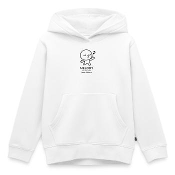Melody – In My Own Little Concert | Music Mood - Kinder Premium Organic Hoodie - Weiß - Vorne - AI Model Kid Female (0cm)