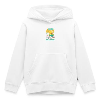 Der Gärtner Regelt Das - Kinder Premium Organic Hoodie - Weiß - Vorne - AI Model Kid Female (0cm)