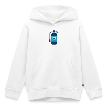 Feuerlöscher Solid Icon Sicherheitsnotfall-Symb - Kinder Premium Organic Hoodie - Weiß - Vorne - AI Model Kid Female (0cm)
