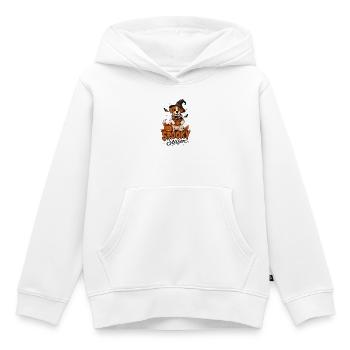 Süßes oder Gassi - Kinder Premium Organic Hoodie - Weiß - Vorne - AI Model Kid Female (0cm)