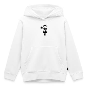 Kellnerin - Kinder Premium Organic Hoodie - Weiß - Vorne - AI Model Kid Female (0cm)